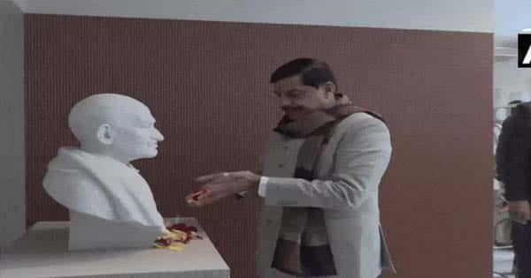 महात्मा गांधी की पुण्यतिथि पर भाजपा-कांग्रेस नेताओं ने दी श्रद्धांजलि, कुशाभाऊ ठाकरे सभागार में हुआ आयोजन, सीएम मोहन यादव ने जापान से किया नमन