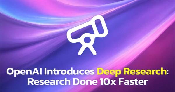 OpenAI ने लॉन्च किया नया ‘Deep Research’ टूल, मिनटों में करेगा डिटेल्ड रिपोर्ट तैयार, अब रिसर्च दस गुना ज्यादा तेज, फोटो और PDF का भी एनालिसिस हुआ आसान