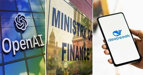 वित्त मंत्रालय ने ChatGPT और DeepSeek के इस्तेमाल पर लगाई रोक, जारी की एडवायजरी, जानें आखिर क्या वजह !