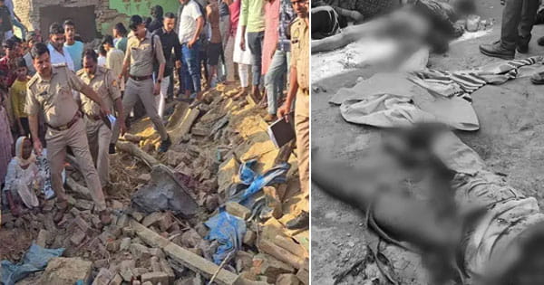 बरेली की मांझा फैक्ट्री में ब्लास्ट : मालिक और दो मजदूरों की मौत, तीनों के उड़े चीथड़े; शीशा ग्राइंडिंग के दौरान हुआ धमाका