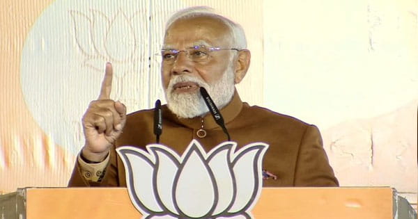 PM Modi Speech : देश की राजधानी आप-दा से मुक्त हुई, PM मोदी का केजरीवाल पर बड़ा निशाना, कांग्रेस ने जीरों की डबल हैट्रिक लगाई