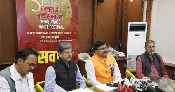51वां खजुराहो नृत्य समारोह 20 से 26 फरवरी तक, नृत्य मैराथन रिले से बनेगा विश्व रिकॉर्ड!