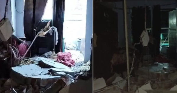 ग्वालियर के ‘द लेगेसी अपार्टमेंट’ में ब्लास्ट : महिला समेत दो लोग झुलसे, इमारत में आईं दरारें; दो लिफ्ट भी टूटीं, पुलिस कर रही जांच