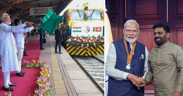 श्रीलंका में PM मोदी का ऐतिहासिक दौरा : रेलवे स्टेशन का उद्घाटन, बौद्ध मंदिर में दर्शन और मिला मित्र विभूषण सम्मान