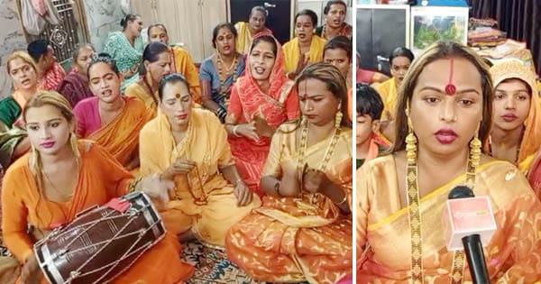 नवरात्रि पर किन्नर समाज की भक्ति : इंदौर के किन्नर समाज ने की विशेष पूजा-अर्चना, राम नाम जप और हवन के साथ की कल्याण की प्रार्थना