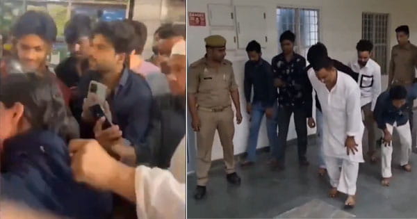 मुस्लिम लड़की को हिंदू लड़के के साथ देख भीड़ ने पीटा, दुकान में ले जाकर खींचा बुर्का; पुलिस ने आरोपियों को सिखाया सबक
