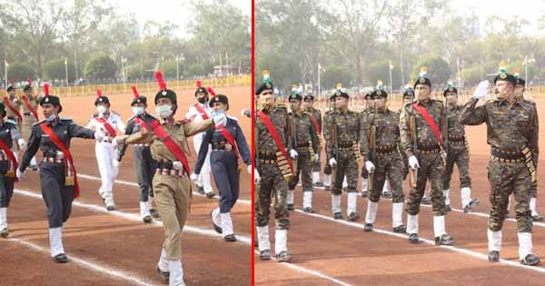 Republic Day 2022: लाल परेड ग्राउंड पर गणतंत्र दिवस की फुल ड्रेस रिहर्सल, कलाकारों ने दी भगोरिया लोक नृत्य की आकर्षक प्रस्तुति