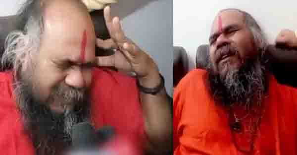 मुरैना में मिर्ची बाबा पर हमला: कैमरे के सामने फूट-फूटकर रोए, समर्थकों ने झूमाझटकी की तो उठा ले गई पुलिस