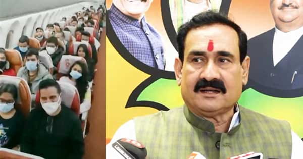 यूक्रेन से भारत लौटे 242 भारतीयों में से 2 एमपी के स्टूडेंट्स, बयां किया अपना दर्द, नरोत्तम मिश्रा ने कहीं ये बात