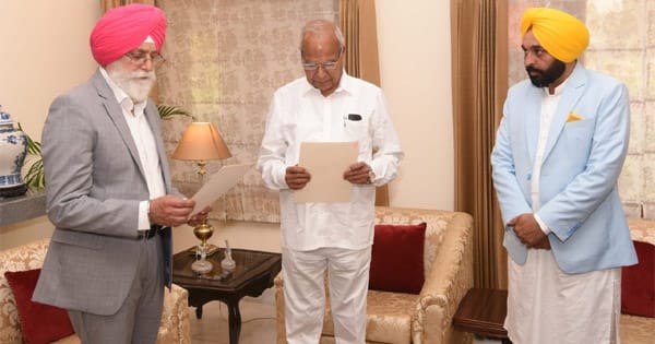 पंजाब विधानसभा के प्रोटेम स्पीकर बने डॉ. इंदरबीर सिंह निज्जर, राज्यपाल ने दिलाई शपथ