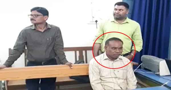 दमोह में सागर लोकायुक्त की कार्रवाई : RI को 5 हजार की रिश्वत लेते पकड़ा, जमीन सीमांकन के एवज में मांगी थी घूस
