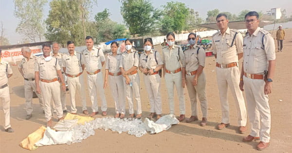 भोपाल में आबकारी विभाग की बड़ी कार्रवाई, 1.30 लाख की अवैध शराब जब्त