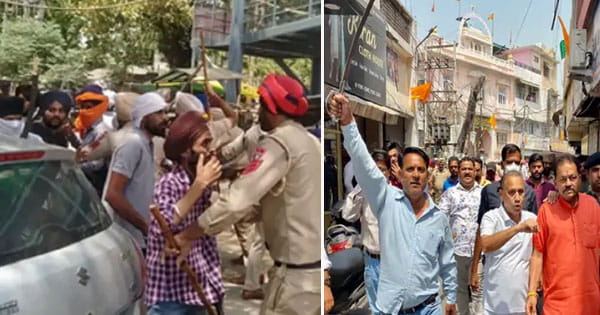 Violence In Patiala : पटियाला में शिवसेना कार्यकर्ताओं और खालिस्तान समर्थकों में झड़प, जमकर चलीं ईंटें और तलवारें