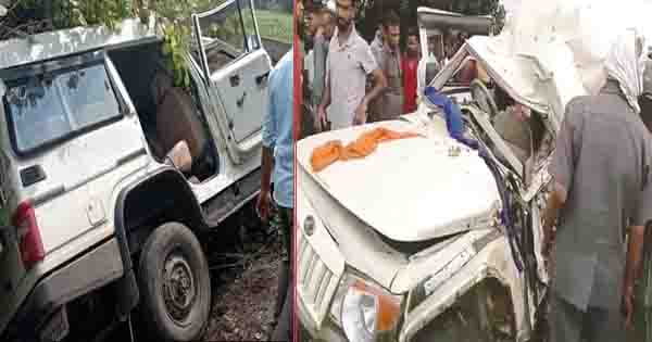 उमरिया में बोलेरो अनियंत्रित होकर पेड़ से टकराई, एक युवक की मौत; 4 घायल