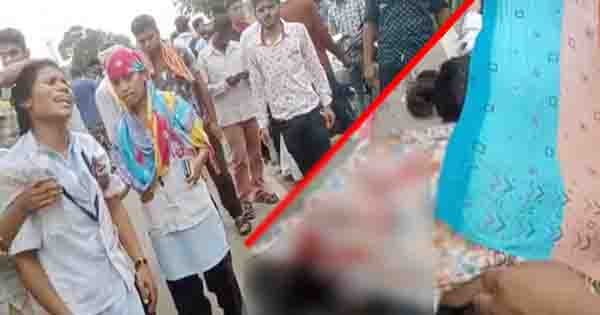 बालाघाट : तेज रफ्तार डंपर ने छात्राओं को रौंदा, 2 की मौके पर मौत, 2 घायल