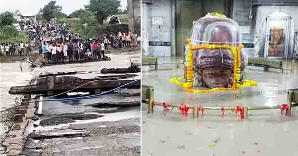 MP बारिश से तरबतर : खतरे के निशान के ऊपर नदियां... मंदिरों में घुसा पानी, डैमों के खुले गेट