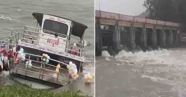 राजधानी भोपाल में बारिश बनी आफत… कई इलाकों में बिजली गुल, घरों में भरा पानी; बड़े तालाब में क्रूज डूबा