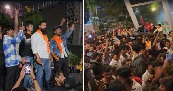 इंदौर : बिग बॉस-16 विनर MC Stan के लाइव कॉन्सर्ट में हंगामा, करणी सेना ने रोका शो; कहा- जहां भी मिलेगा वहीं मार खाएगा