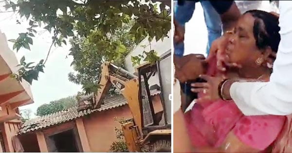 सीधी पेशाब कांड : आरोपी के घर पर चला बुलडोजर, प्रवेश की मां हुईं बेहोश, BJP ने बनाई जांच समिति, प्रियंका और राहुल ने सरकार को घेरा