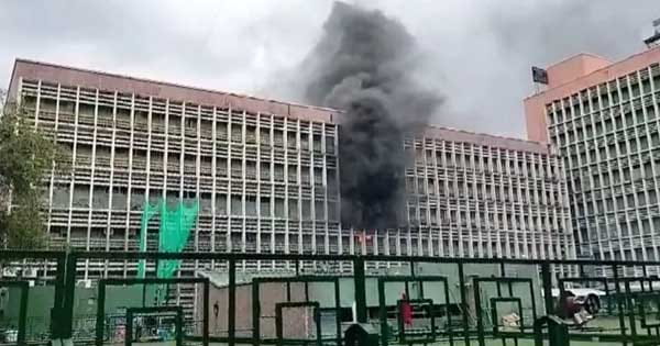 देश के सबसे बड़े अस्पताल में आग : दिल्ली AIIMS के एंडोस्कोपी रूम में लगी आग, सभी मरीज सुरक्षित