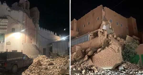 मोरक्को में भूकंप से तबाही : अब तक 632 लोगों की मौत, 300 से अधिक घायल; कई इमारतें ढहीं, 120 साल का सबसे ताकतवर भूकंप