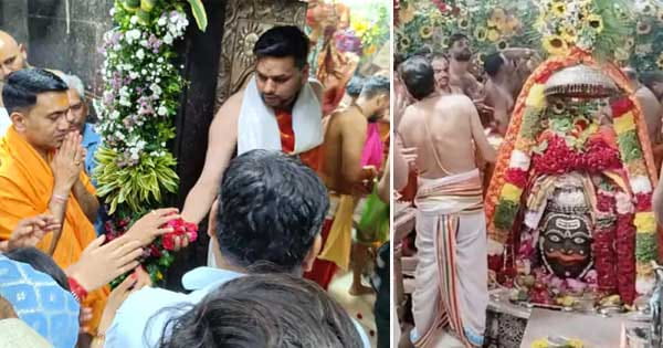 उज्जैन : बाबा महाकाल की शरण में पहुंचे गोवा के CM प्रमोद सावंत, अलौकिक भस्म आरती में हुए शामिल; देखें VIDEO