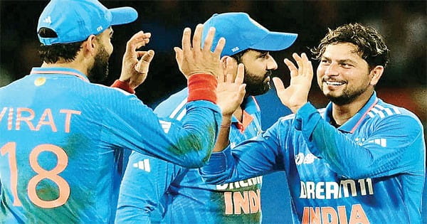 भारतीय टीम ने रोका श्रीलंका का लगातार 13 मैचों का विजय रथ