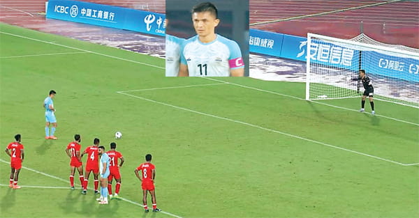 सुनील छेत्री का गोल, भारत ने बांग्लादेश को 1-0 से हराकर एशियाड में उम्मीद जीवंत रखी