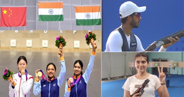 Asian Games 2023 : भारत का दमदार प्रदर्शन जारी, शॉटगन के स्कीट इवेंट में अनंतजीत सिंह ने जीता सिल्वर; एक ही दिन में इंडियन शूटर्स के हाथ लगे 7 मेडल