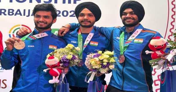 Asian Games 2023 : एशियाड में देश को छठा गोल्ड, 10 मीटर एयर पिस्टल में मेन्स टीम ने जीता स्वर्ण; वुशू में सिल्वर, भारत की झोली में अब तक 24 मेडल