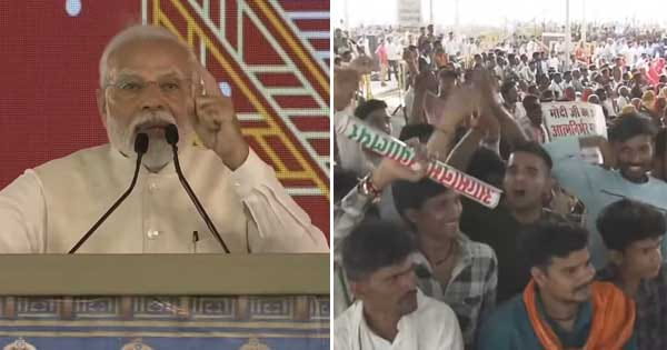 PM IN MP : ग्वालियर में बोले पीएम - जिनको किसी ने नहीं पूछा उनको मोदी पूछता भी है और पूजता भी है