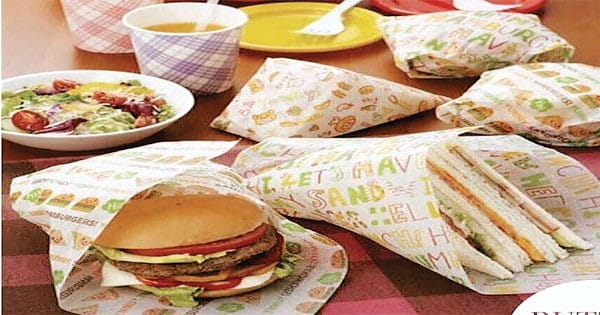 खाना पैक करने के लिए बटर पेपर और नेचुरल वुड पल्प कंटेनर करें यूज