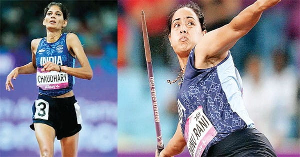5000 मी. दौड़ में पारुल, भाला फेंक में अन्नू ने जीता गोल्ड