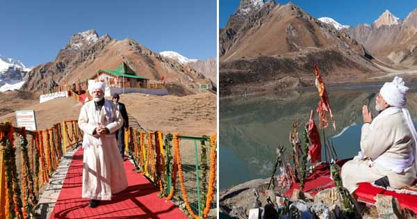 PM मोदी का उत्तराखंड दौरा : पार्वती कुंड पहुंचकर की पूजा-अर्चना, किए आदि कैलाश के दर्शन; बर्फीली पहाड़ियों में ध्यान लगाए बैठे नजर आए