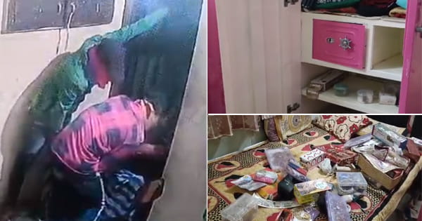 इंदौर : किसान के घर चोरों ने बोला धावा, 5 लाख रुपए के सामान पर किया हाथ साफ; देखें CCTV फुटेज