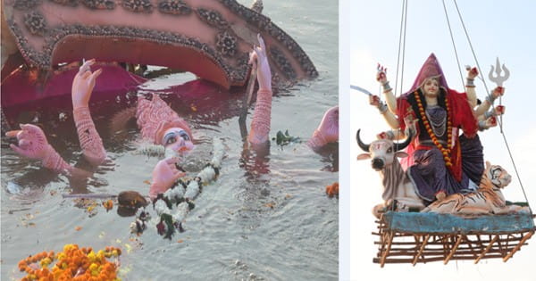 भोपाल में निकला चल समारोह, श्रद्धालुओं ने जयकारों के साथ दी मातारानी को विदाई, रंग-बिरंगी रोशनी से जगमग झांकियां रहीं लोगों के आकर्षण का केंद्र
