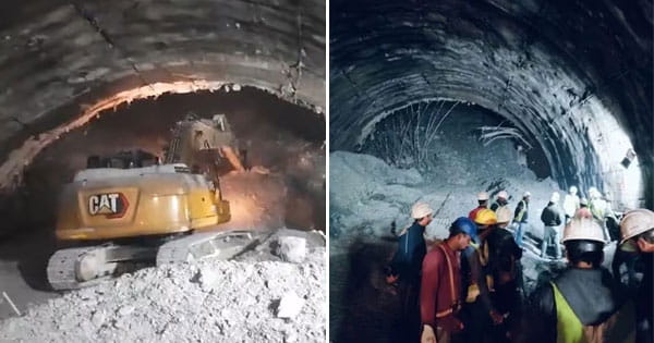 उत्तरकाशी टनल हादसा Update : 24 घंटे से फंसे हैं 40 मजदूर, सुराख से ऑक्सीजन... पाइप से भेजा जा रहा खाना