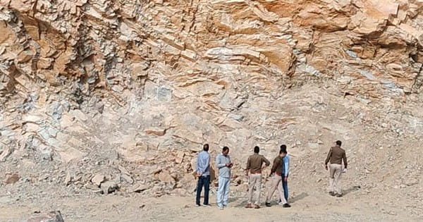 जयपुर : खदान में काम कर रहे थे मजदूर, ऊंचाई से आ गिरी चट्टान; दो मजदूरों की दर्दनाक मौत