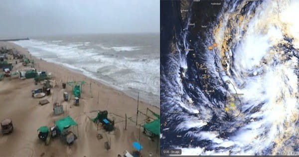 Michaung Cyclone : तमिलनाडु की ओर बढ़ रहा ‘मिचौंग’ तूफान... 100 KMPH की रफ्तार से चलेंगी हवाएं, स्कूल-कॉलेज बंद