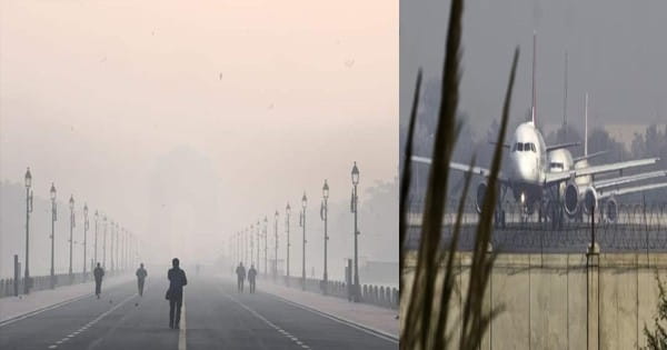 Weather Update : घने कोहरे की चादर में लिपटी दिल्ली, जीरो विजिबिलिटी, फ्लाइट्स प्रभावित, MP के ग्वालियर में छाई धुंध
