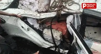 इंदौर में बारिश के बीच कार पर गिरा पेड़, डिप्टी कलेक्टर की मां की मौत