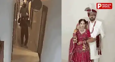 होटल के कमरे में घुसते ही जमीन पर गिरी नवविवाहिता, CCTV में कैद हुई घटना; पति पर हत्या का आरोप!
