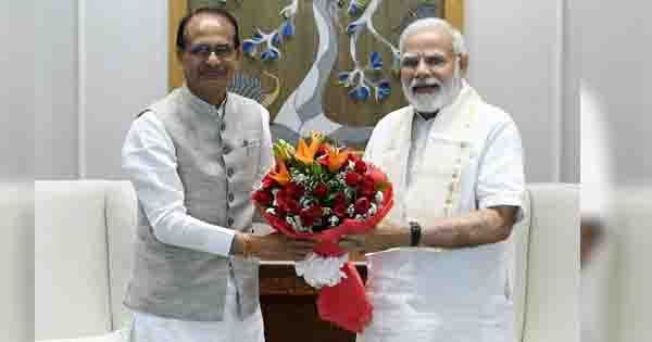 CM शिवराज ने PM मोदी से की मुलाकात