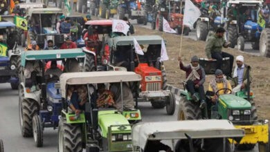 kisan andolan tractor march