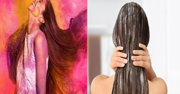 deep conditioning in holi for hair care tips